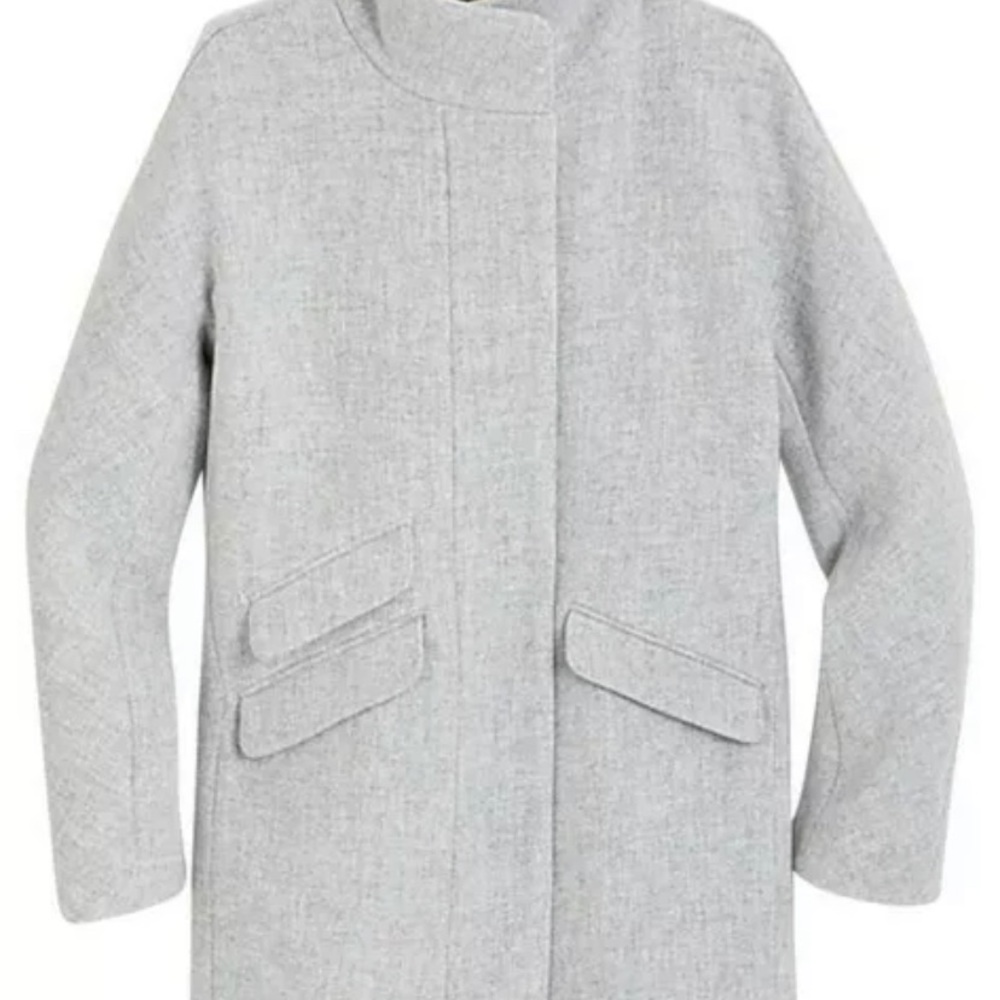 J Crew Cocoon Coat in Heather Dusk - Picture 5 of 7